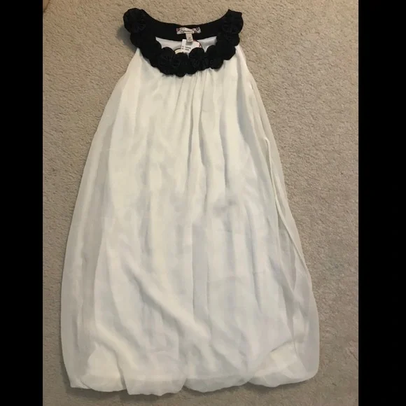 white christmas dresses Bubble Sleeve Check Woven Midi Dress main image 0